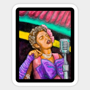 Billie Holiday Sticker